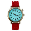 Olivia Pratt Luminous Dial Easy Read Medical Professionals Silicone Band Women Watch
