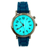 Olivia Pratt Luminous Dial Easy Read Medical Professionals Silicone Band Women Watch