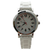 Olivia Pratt Luminous Dial Easy Read Medical Professionals Silicone Band Women Watch
