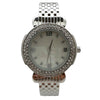 Olivia Pratt Round Face Rhinestone Bezel Bangle Women Watch