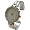 Olivia Pratt Round Face with Rhinestones Bangle Women Watch