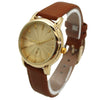 Olivia Pratt Faux Leather Textured Dial Women Watch