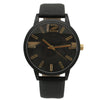 Olivia Pratt Faux Leather Solid Color Round Face Women Watch
