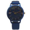 Olivia Pratt Faux Leather Solid Color Round Face Women Watch