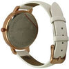 Olivia Pratt Leather Rose Face Strap Fashion Watch