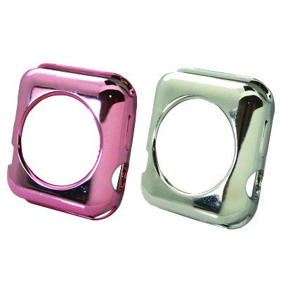 Olivia Pratt 2-Pack Metallic Tpu Apple Watch Guard Case