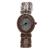 Olivia Pratt New Elegant Textured Bangle Women Watch