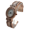 Olivia Pratt New Elegant Textured Bangle Women Watch