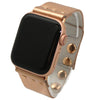 Olivia Pratt Metallic Snap-Button Apple Watch Band