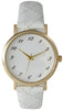 Olivia Pratt Stitch Band Leather Strap Watch