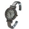 Olivia Pratt New Style Rhinestone Bezel Bangle Women Watch