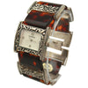 Olivia Pratt Engraved and Tortoise Elegant Women Watch