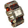 Olivia Pratt Engraved and Tortoise Elegant Women Watch