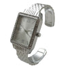 Olivia Pratt Square Face with Rhinestones Bangle Women Watch