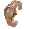 OLIVIA PRATT SOLID AND RHINESTONES BANGLE WATCH