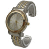 OLIVIA PRATT SOLID AND RHINESTONES BANGLE WATCH