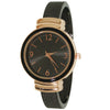 Olivia Pratt Every Day Textured Metal Bangle Watch