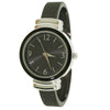 Olivia Pratt Every Day Textured Metal Bangle Watch