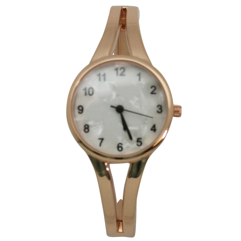 Olivia Pratt Slim Small Numbers Dial Metal Bangle Watch