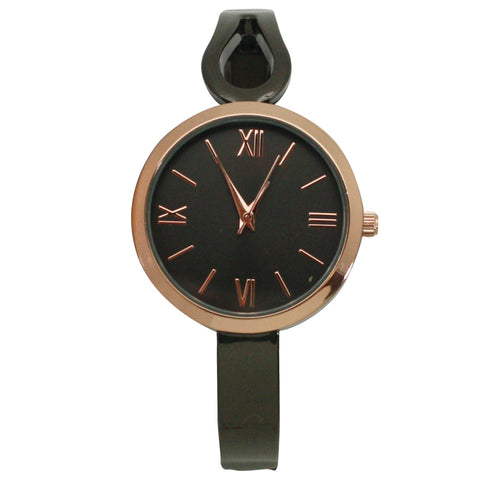 Olivia Pratt Shape Every Day Two Tone Metal Bangle Watch