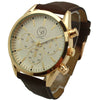 Olivia Pratt Solid Color Band Chronograph Men Watch