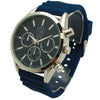 Olivia Pratt Solid Color Band Chronograph Men Watch