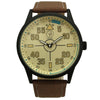 Olivia Pratt Denim Band Big Face and Numbers Men Watch