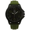 Olivia Pratt Silicone Solid Colors Sporty Everyday Men Watch