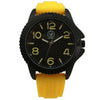 Olivia Pratt Silicone Solid Colors Sporty Everyday Men Watch