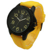 Olivia Pratt Silicone Solid Colors Sporty Everyday Men Watch