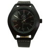 Olivia Pratt Minimalist Faux Leather Band Men Watch