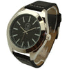 Olivia Pratt Minimalist Faux Leather Band Men Watch