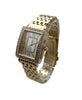 Olivia Pratt Square and Rhinestones Metal Band Women Watch