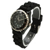 Olivia Pratt Solid Color Silicone Strap Casual Women Watch
