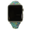 Olivia Pratt Printed Skinny Leather Apple Watch Band